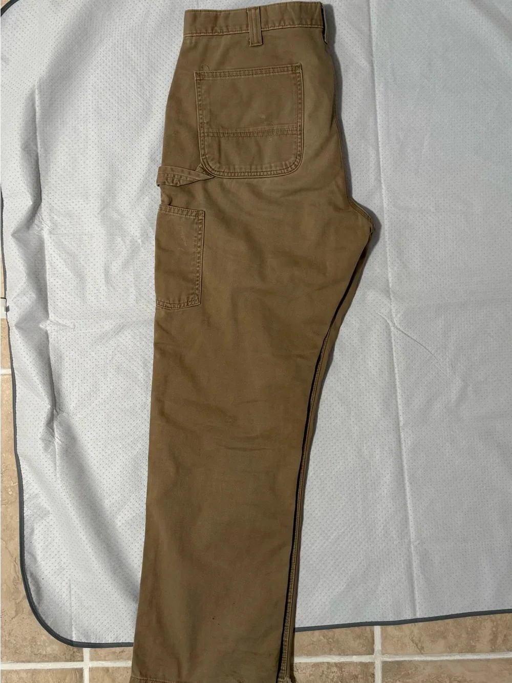Carhartt Men's Tan Carpenter Cargo Pants 36x32